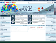 Tablet Screenshot of comweb.epublic.it